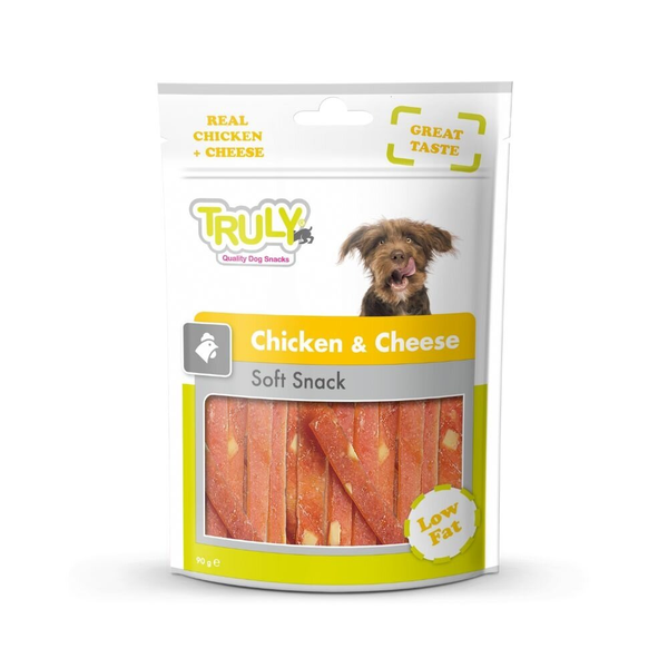 تشویقی سگ ترولی (ونپی) مدل مرغ و پنیر، نرم Truly Chicken and Cheese