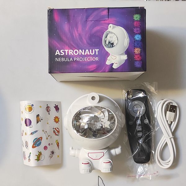 چراغ خواب مدل فضانورد ستاره کهکشانی با ریموت کنترل کد ES24