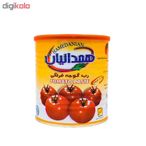 کنسرو رب گوجه فرنگی همدانیان مقدار 800 گرم -12عددی