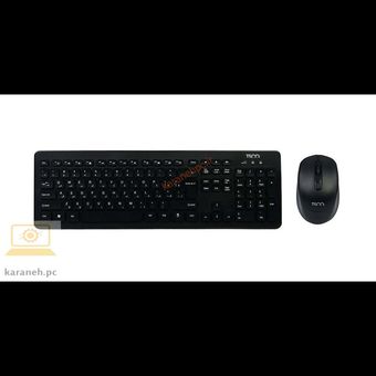 کیبورد و ماوس بی سیم تسکو مدل TKM 7011WN سوئیچ ممبران، Full-Size