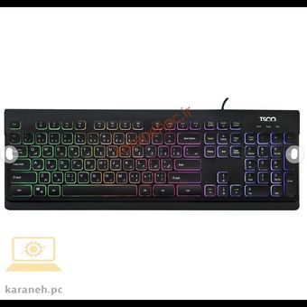 کیبورد گیمینگ تسکو مدل TK 8031، سوییچ ممبران، Full-Size، نورپردازی RGB