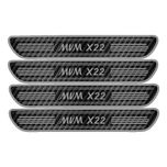 برچسب بدنه خودرو مهدیار مدل کربن کد sp130 مناسب برای MVM X22 بسته 4 عددی *18