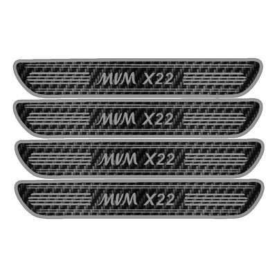  برچسب بدنه خودرو مهدیار مدل کربن کد sp130 مناسب برای MVM X22 بسته 4 عددی *18