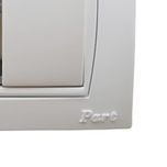 کلید دو پل پارت الکتریک مدل Aseman مجموعه 3 عددی