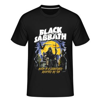 تیشرت طرح گروه متال بلک سبث black sabbath کد 4