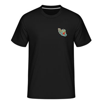 تیشرت طرح نقشه ایران کد 9