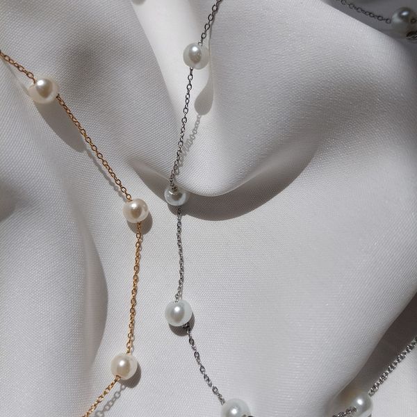 گردنبند زنانه مدل مرواریدی