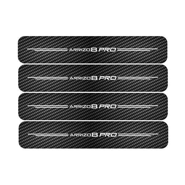 برچسب پارکابی مهدیار طرح کربن کد LCE001 مناسب برای آریزو 8پرو مجموعه 4 عددی