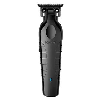 ماشین اصلاح موی صورت کیمی مدل KM-2299 با تیغه کربن استیل، باتری 1200 میلی‌آمپر ساعت، شارژ سریع 3 ساعته با USB Type-C، طراحی ارگو