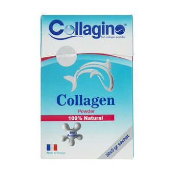 کلاژن هیدرولیز شده کلاژینو آبی بسته 30 عددی