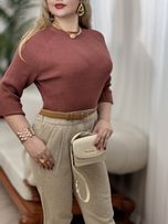 بلوز بافت آستین پاکتی 2261