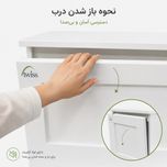 کابینت روشویی توییس مدل فلورانس 80 نئوکلاسیک بدون کاسه
