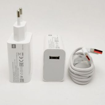 شارژر دیواری شیائومی مدل شارژر 33w به همراه کابل usb-c سر جعبه - گارانتی دار