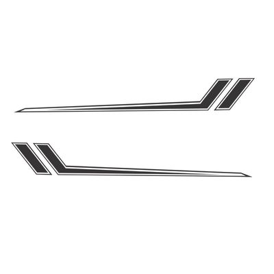 برچسب پارکابی خودرو مهدیار طرح ساده کد SD103m  بسته  دو عددی*294