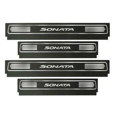 برچسب پارکابی خودرو مهدیار طرح چرم کد SP150  مناسب برای سوناتا بسته 4 عددی