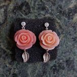 گوشواره مدل گل رز