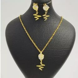 نیم ست استیل طرح ضربان قلب