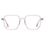 فریم عینک طبی چندضلعی مدل TR-LD215C309-P81 مناسب برای صورت گرد و بیضی