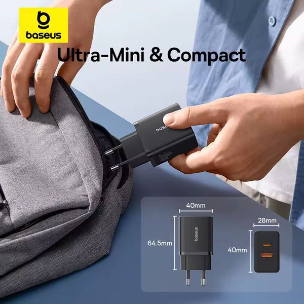 شارژر دیواری 30 وات بیسوس مدل Cube PRO - 30W CCXF0001C با گارانتی شرکتی