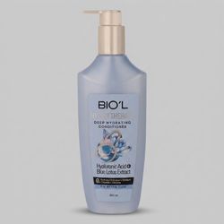 نرمکننده مو بیول مدل Blue Lotus مناسب برای انواع مو حجم 300 میلیلیتر