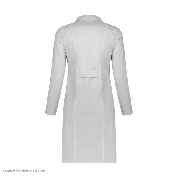 روپوش پزشکی زنانه خضرا مدل زیپدار کد 31200