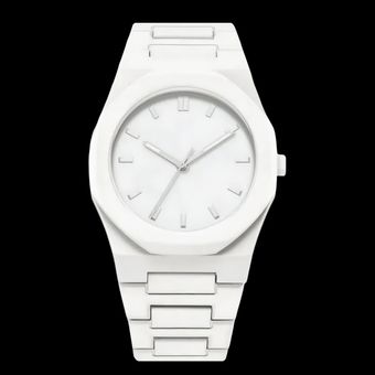 ساعت مچی عقربه‌ای کوارتز مردانه مدل کلاسیک بند سبک قفل مخفی کد 12