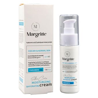 کرم آبرسان مارگریت مدل هیدراتین (پوست معمولی تا خشک) حجم 50 میلی لیتر