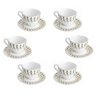ست فنجان و نعلبکی 12 پارچه گلدکیش مدل رویسا کد GK701108-2