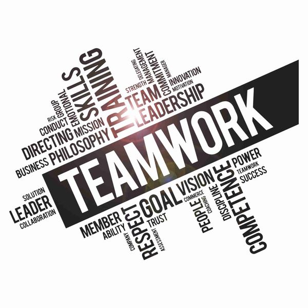 استیکر دیواری استیک مدل Office Teamwork کد T1