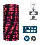 دستمال سر و گردن باف مدل Pixel Purplish