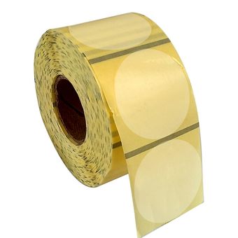 برچسب زودلیبل طرح پلمپ شفاف بدون چاپ کد p006 رول 2000 عددی