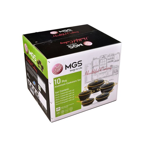 سرویس پخت و پز 10 پارچه ام جی اس طرح فورج کد 800300