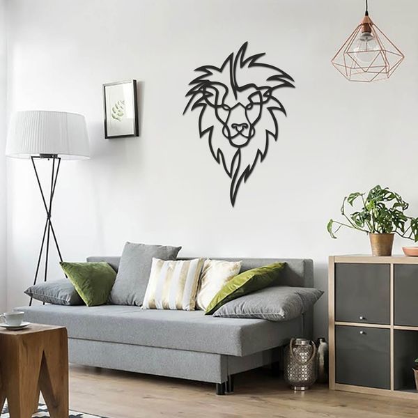 استیکر چوبی طرح شیر