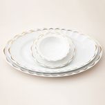 سرویس غذاخوری 29 پارچه چینی زرین ایران سری نئو کلاسیک مدل نارسیس درجه عالی