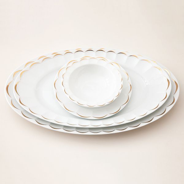 سرویس غذاخوری 29 پارچه چینی زرین ایران سری نئو کلاسیک مدل نارسیس درجه عالی