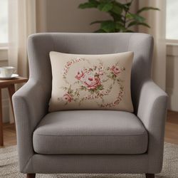 کاور کوسن انگلیش هوم مدل Rose Coquette سایز 35x50 سانتی متر