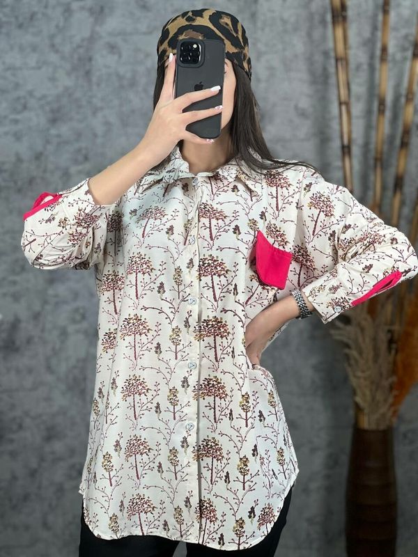 تونیک لینن تک جیب کد 1013
