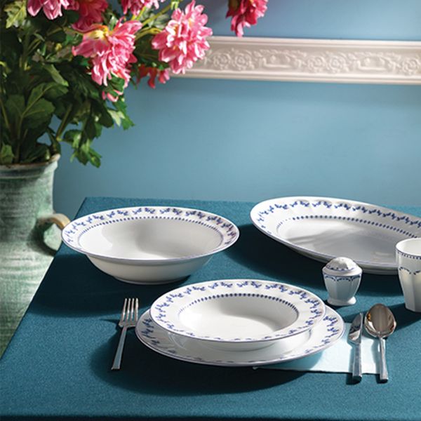 سرویس غذاخوری 29 پارچه چینی زرین ایران سری نئوکلاسیک مدل فرانسیس درجه عالی