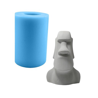 قالب سیلیکونی مجسمه موآی یا کاکا سنگی مدل 2