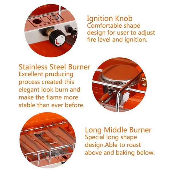 اجاق گاز سفری اورنج اوت دور مدل BDZ-430-E-A