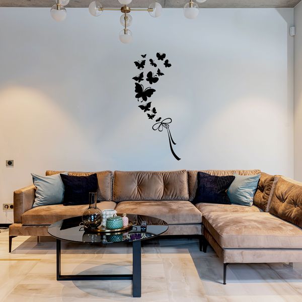 استیکر آژنگ مدل پروانه کد D-M-779 مجموعه 14 عددی