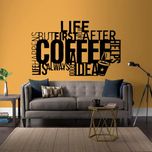 استیکر مدل چوبی طرح کافه کد S49