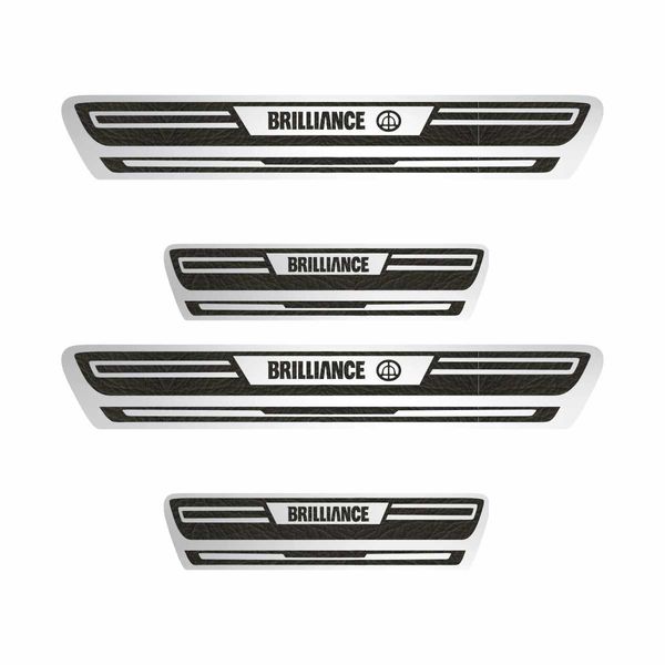 برچسب پارکابی خودرو کد S16 مناسب برای برلیانس H220 بسته 4 عددی