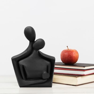 مجسمه مدل آغوش عشق کد  Black-01