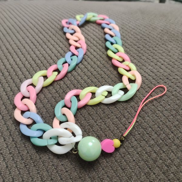 آویز موبایل مدل زنجیر رنگی