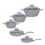 سرویس پخت و پز 10 پارچه ام جی اس مدل فورج ماربل