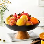 میوه خوری مدل فلزی پایه چوبی