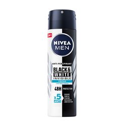 اسپری ضد تعریق مردانه نیوآ مدل Black White Fresh 48h حجم 150 میلی لیتر