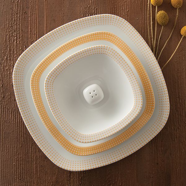 سرویس غذاخوری 27 پارچه 6 نفره چینی زرین ایران مدل Mon Belan