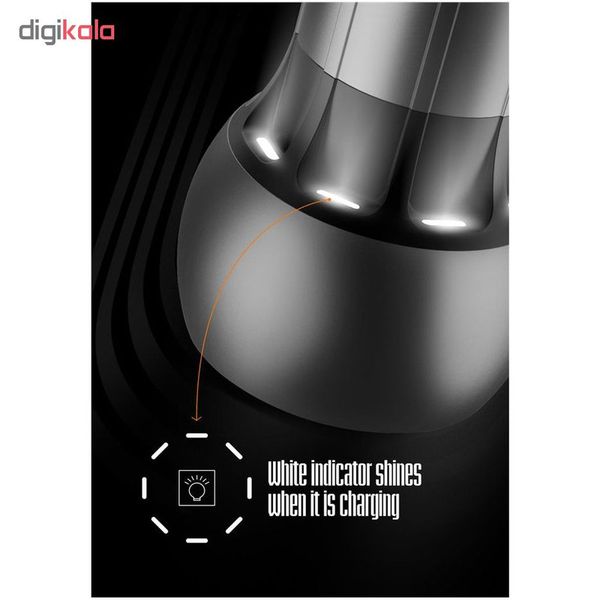 شارژر فندکی الدینیو مدل C503Q همراه با کابل Type-c